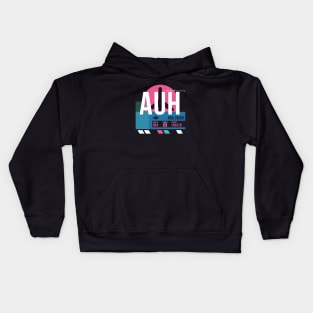 Abu Dhabi (AUH) Airport // Sunset Baggage Tag Kids Hoodie